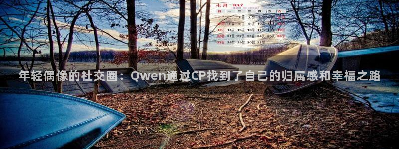 天辰平台：年轻偶像的社交圈：Qwen通过CP找到了自己的归属感和幸福之路